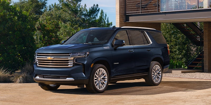 2023 Chevrolet Tahoe parked outside the car 